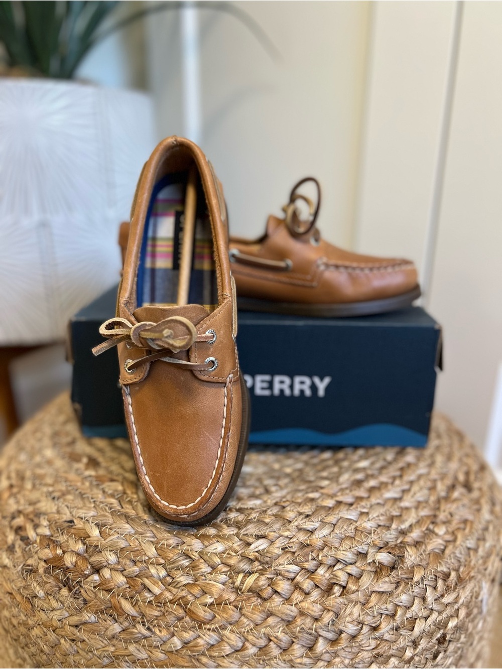 Sperry Women’s Authentic Honey Sole Leather Boat Shoes - Size 6.5